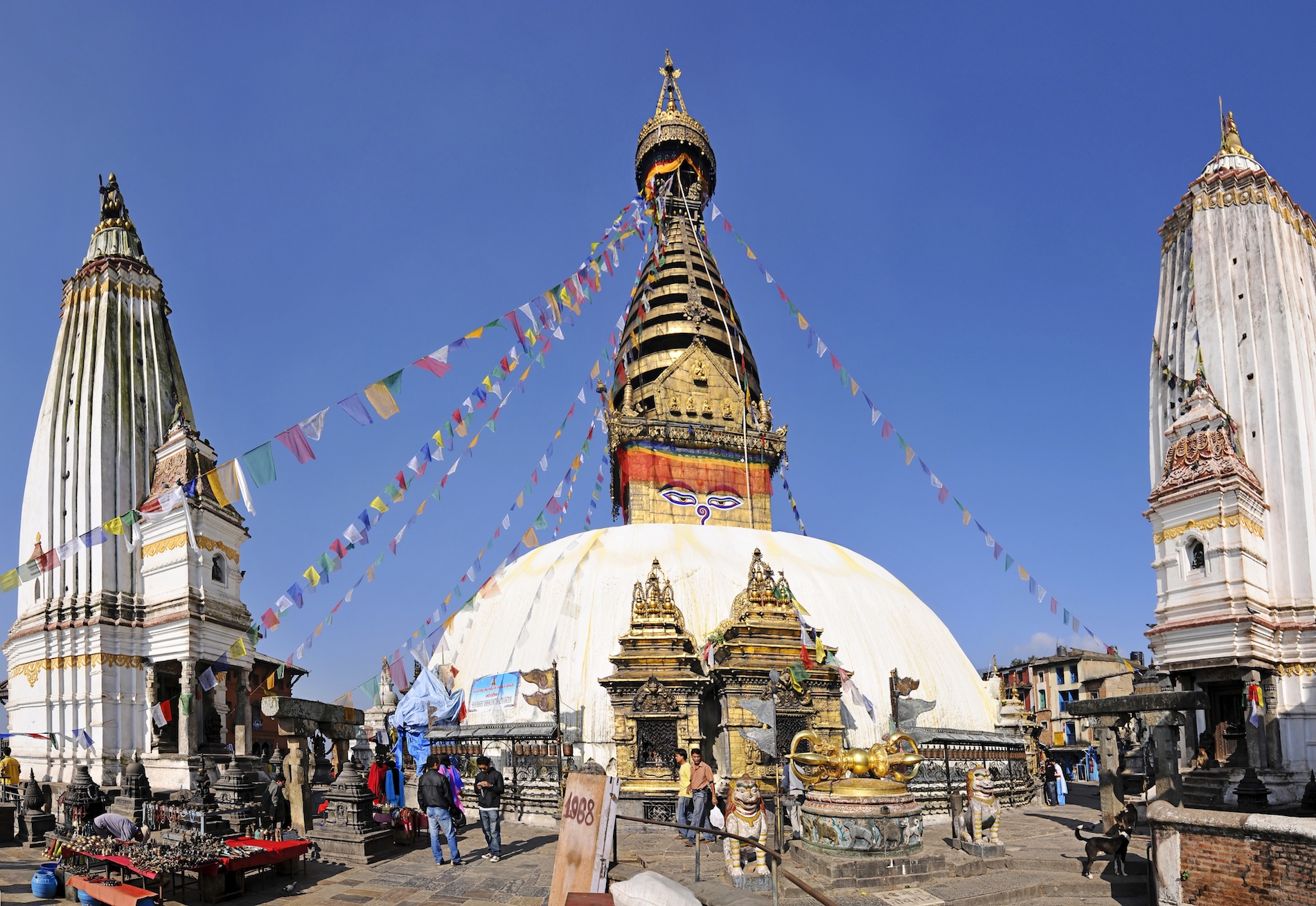 Visit the magnificent Swayambhunath Stupa.