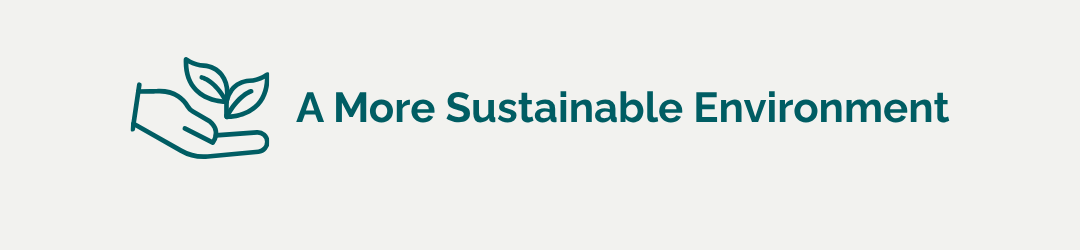 A More Sustainable Environment