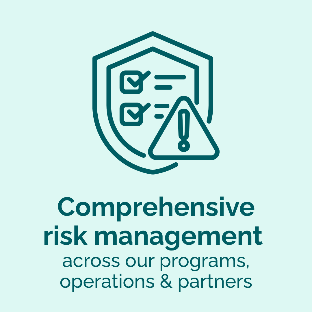 Comprehensive risk management